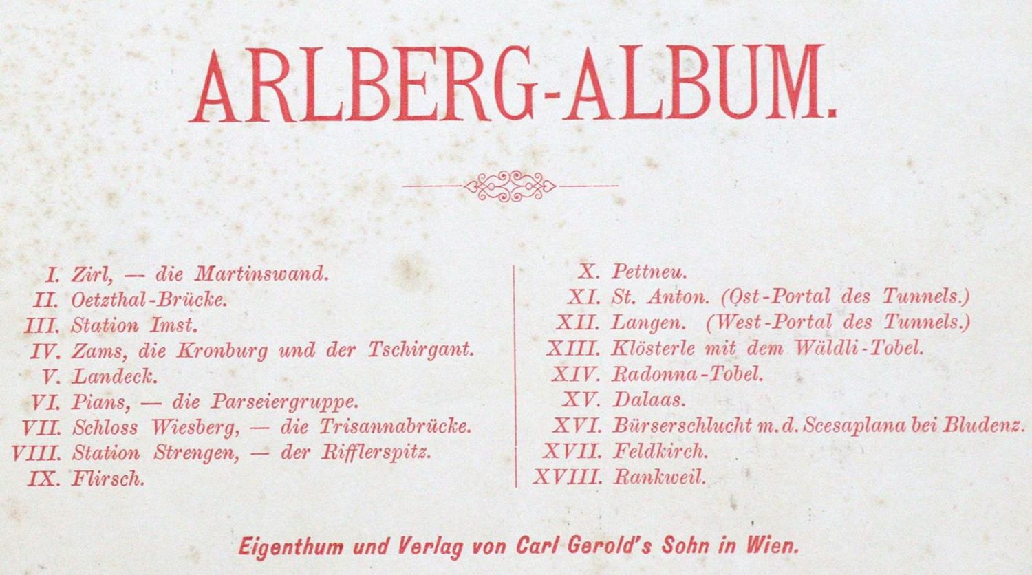 Große Abbildung Nr.3: 125-1973 Arlberg-Album.: (Österreich)