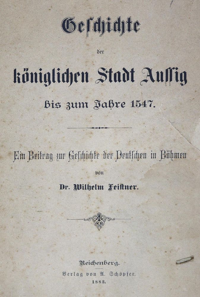 Große Abbildung Nr.1: 125-1975 Feistner,W.: (Österreich, Böhmen)