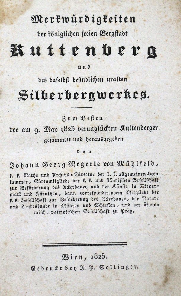 Große Abbildung Nr.1: 125-1977 Megerle v.Mühlfeld,J.G.: (Österreich, Kuttenberg)