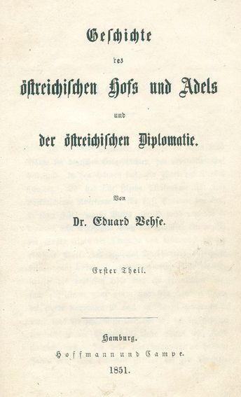 Große Abbildung Nr.1: 125-1981 Vehse,E.: (Österreich)