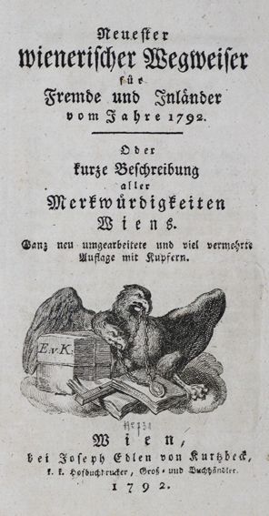 Große Abbildung Nr.1: 125-1986 (Kurzböck,J.E.v.).: (Österreich, Wien)