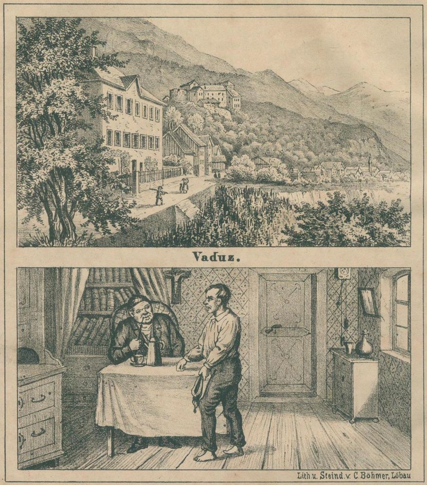 Große Abbildung Nr.1: 125-2007 Zittau'sches monatliches Tage-Buch.: (Schweiz, Liechtenstein, Vaduz)