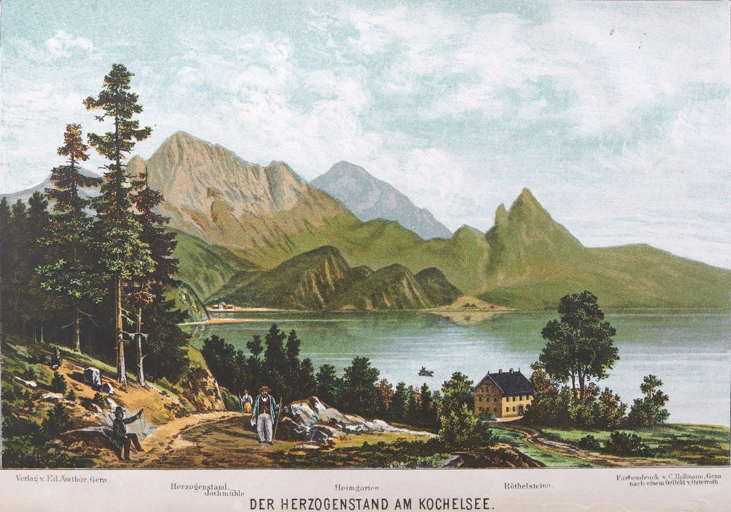 Große Abbildung Nr.1: 125-2022 Amthor,E. (Hrsg.).: (Verschiedene Länder - Geschichte, Alpen und Alpinismus)