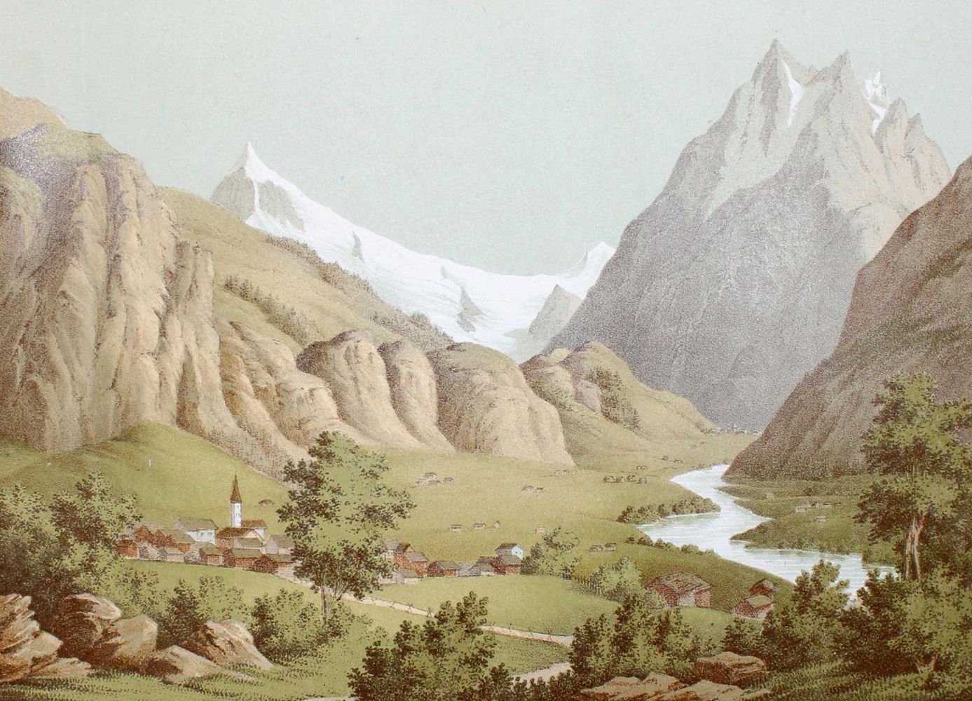 Große Abbildung Nr.1: 125-2024 Sammlung: (Verschiedene Länder - Geschichte, Alpen und Alpinismus)