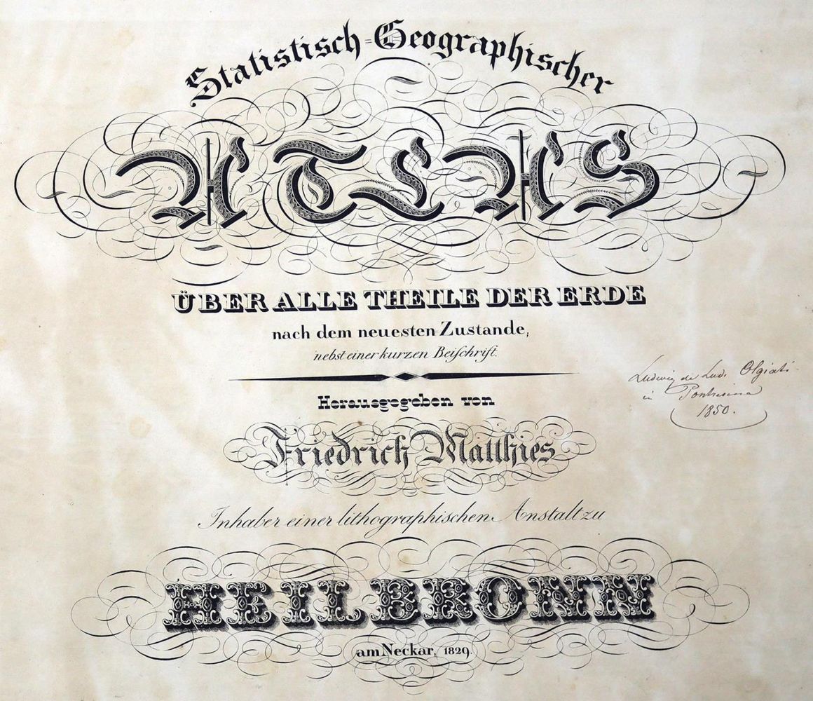 Große Abbildung Nr.2: 125-2034 Matthies,F. (Hrsg.).: (Verschiedene Länder - Geschichte, Atlanten)