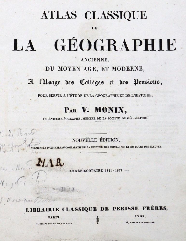 Große Abbildung Nr.4: 125-2036 Monin,V.: (Verschiedene Länder - Geschichte, Atlanten)