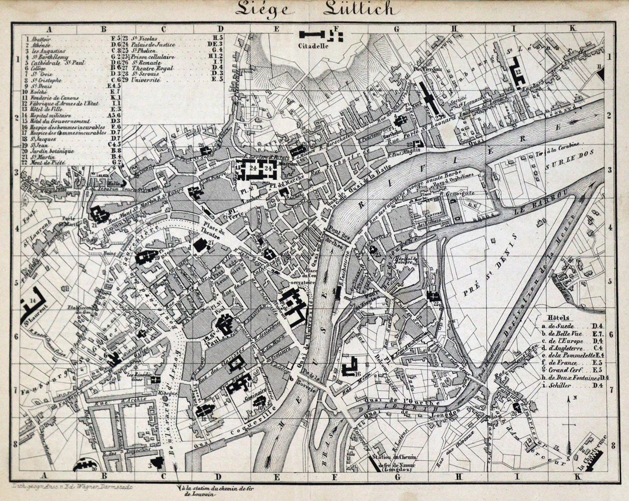 Große Abbildung Nr.1: 125-2040 Belgien und Holland.: (Verschiedene Länder - Geschichte, Baedeker)