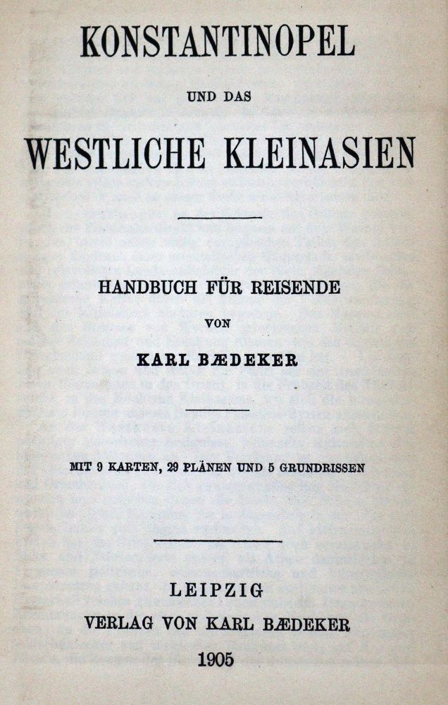 Große Abbildung Nr.2: 125-2041 Konstantinopel: (Verschiedene Länder - Geschichte, Baedeker)