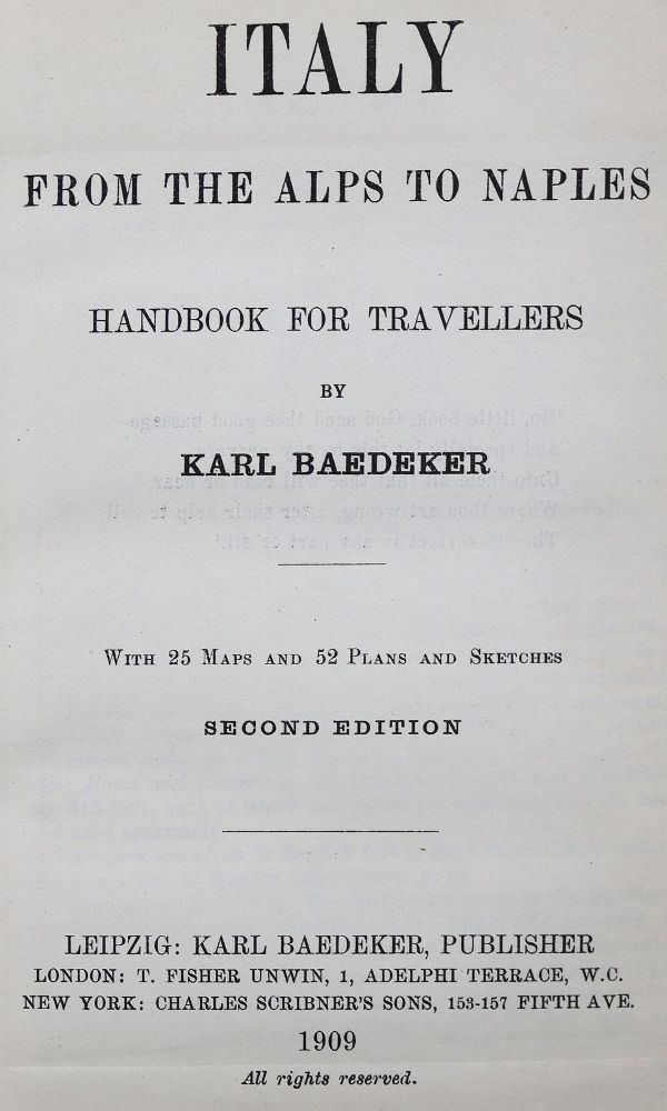 Große Abbildung Nr.2: 125-2045 Sammlung: (Verschiedene Länder - Geschichte, Baedeker)