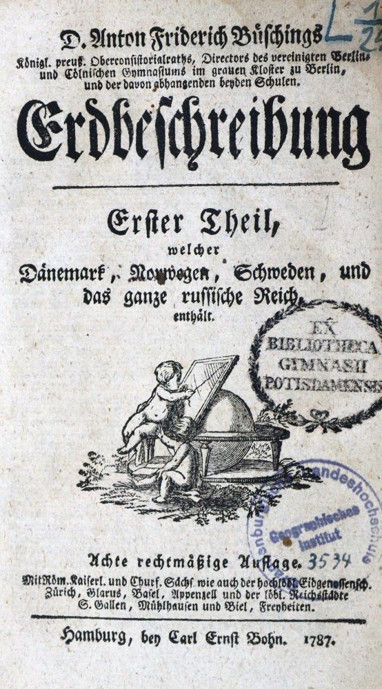 Große Abbildung Nr.1: 125-2056 Büsching,A.F.: (Verschiedene Länder - Geschichte)