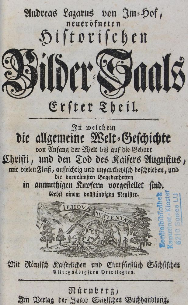 Große Abbildung Nr.4: 125-2085 (Imhof,A.L.v.).: (Verschiedene Länder - Geschichte)