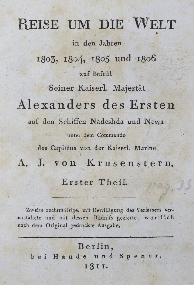 Große Abbildung Nr.2: 125-2087 Krusenstern,A.J.v.: (Verschiedene Länder - Geschichte)
