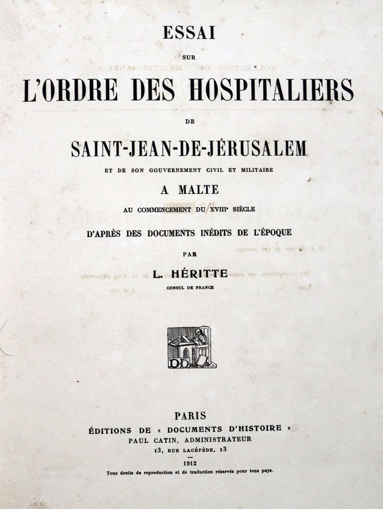 Große Abbildung Nr.1: 125-2091 Heritte,L.: (Verschiedene Länder - Geschichte, Malteserorden)