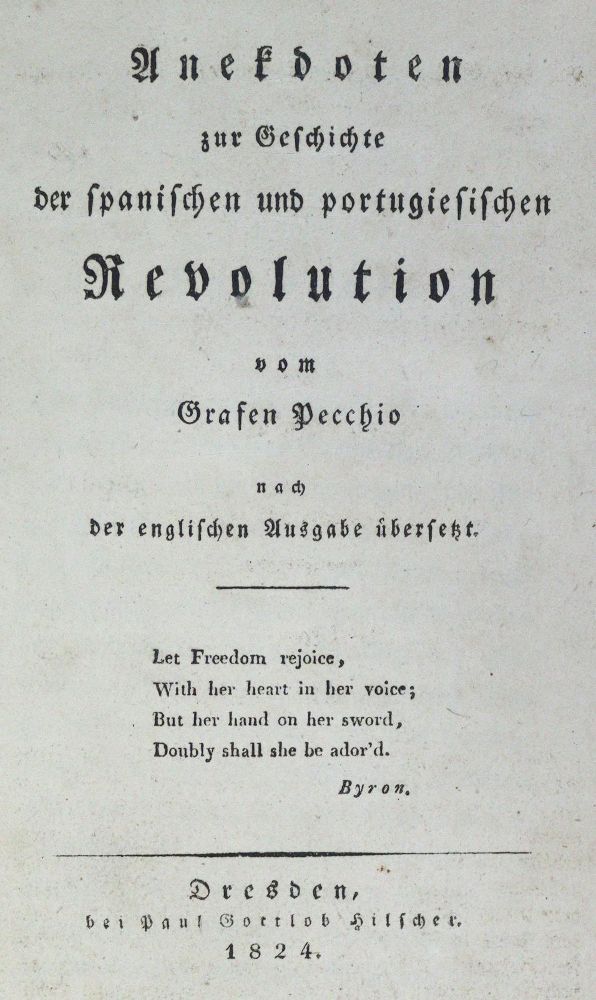 Große Abbildung Nr.1: 125-2106 Pecchio.: (Verschiedene Länder - Geschichte, Revolution)
