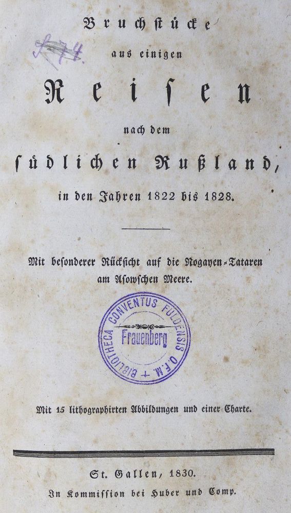Große Abbildung Nr.2: 125-2111 (Schlatter,D.).: (Verschiedene Länder - Geschichte, Russland)