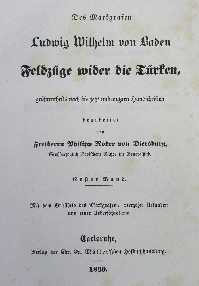 Große Abbildung Nr.2: 125-2125 Röder von Diersburg,P.: (Verschiedene Länder - Geschichte, Türkei)