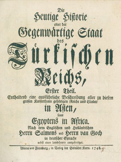 Große Abbildung Nr.1: 125-2126 Salmon,T. & M.van Goch.: (Verschiedene Länder - Geschichte, Türkei)