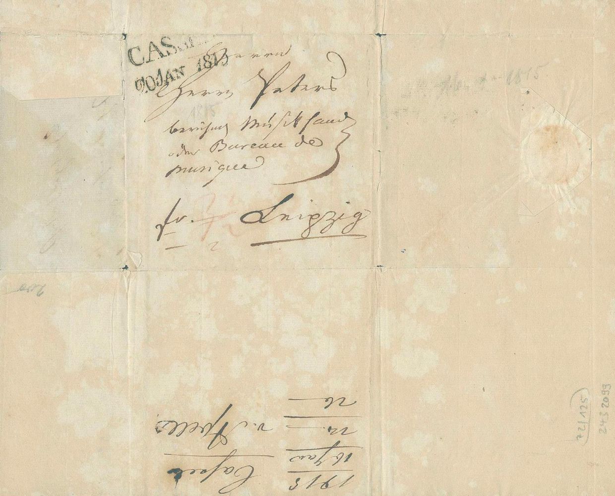 Große Abbildung Nr.2: 125-2134 Apell, David August von,: (Autographen)