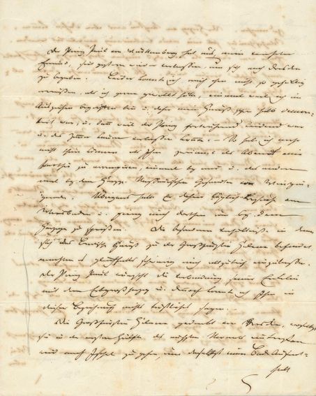 Große Abbildung Nr.1: 125-2138 Blittersdorf, Friedrich Frhr. v.,: (Autographen)