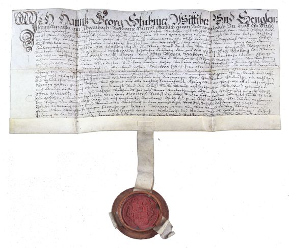 Große Abbildung Nr.1: 125-214 Kaufbrief: (Handschriften)