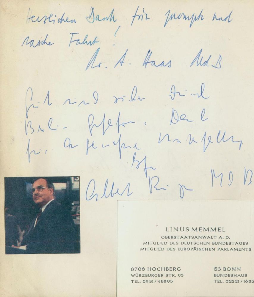 Große Abbildung Nr.1: 125-2145 Gästebuch: (Autographen)