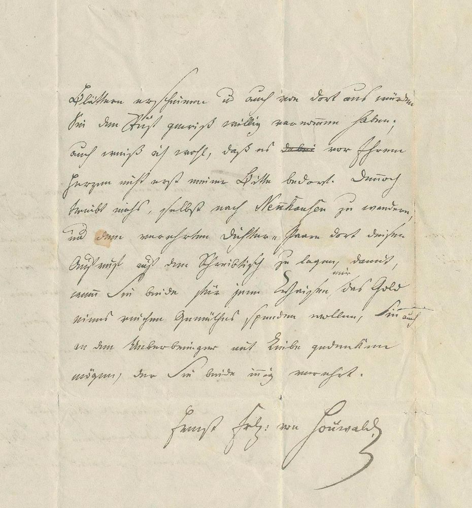 Große Abbildung Nr.2: 125-2149 Houwald, Ernst Frhr. von,: (Autographen)