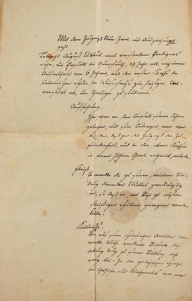 Große Abbildung Nr.6: 125-215 Konvolut: (Handschriften)