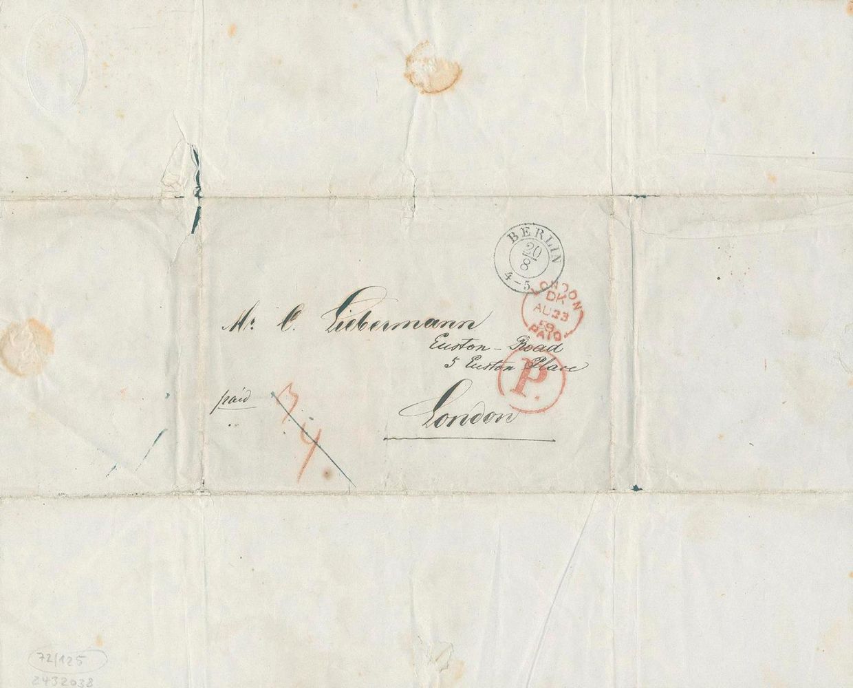 Große Abbildung Nr.2: 125-2153 Liebermann, Josef,: (Autographen)