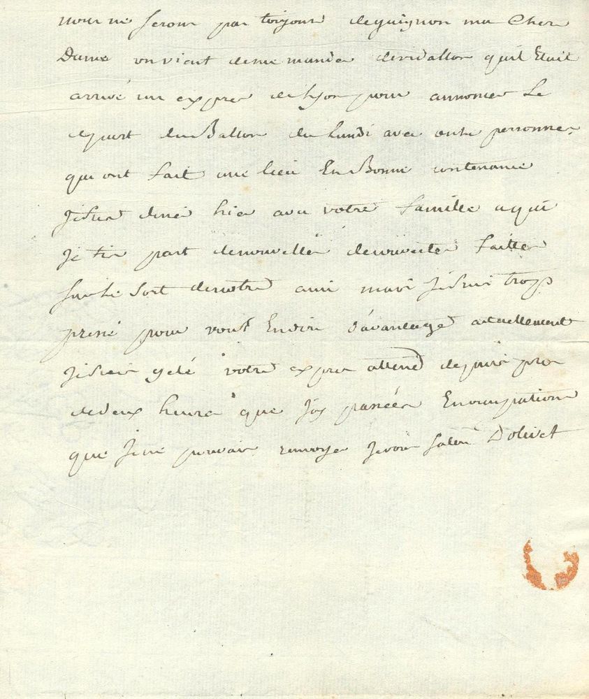 Große Abbildung Nr.10: 125-2154 Montgolfier, (Marguerite-Thérèse),: (Autographen)