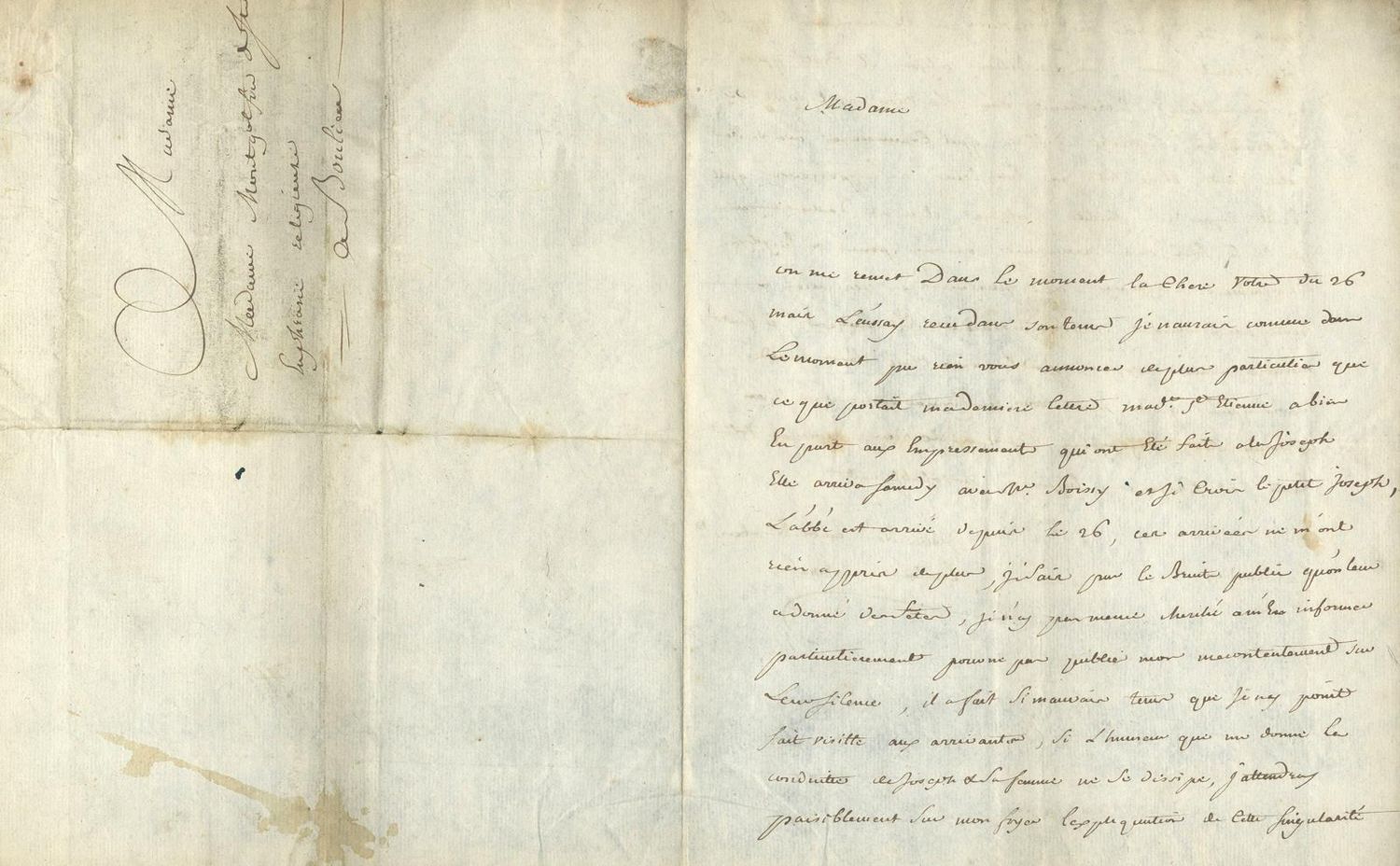 Große Abbildung Nr.7: 125-2154 Montgolfier, (Marguerite-Thérèse),: (Autographen)