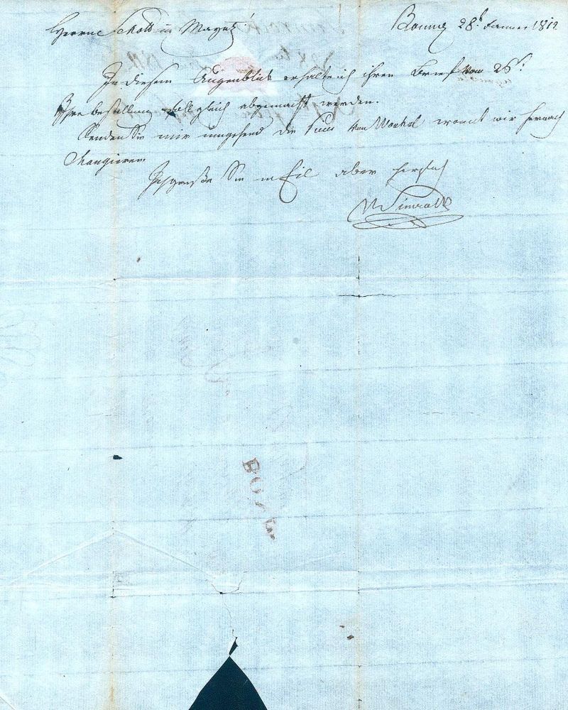 Große Abbildung Nr.2: 125-2163 Simrock, Nikolaus,: (Autographen)