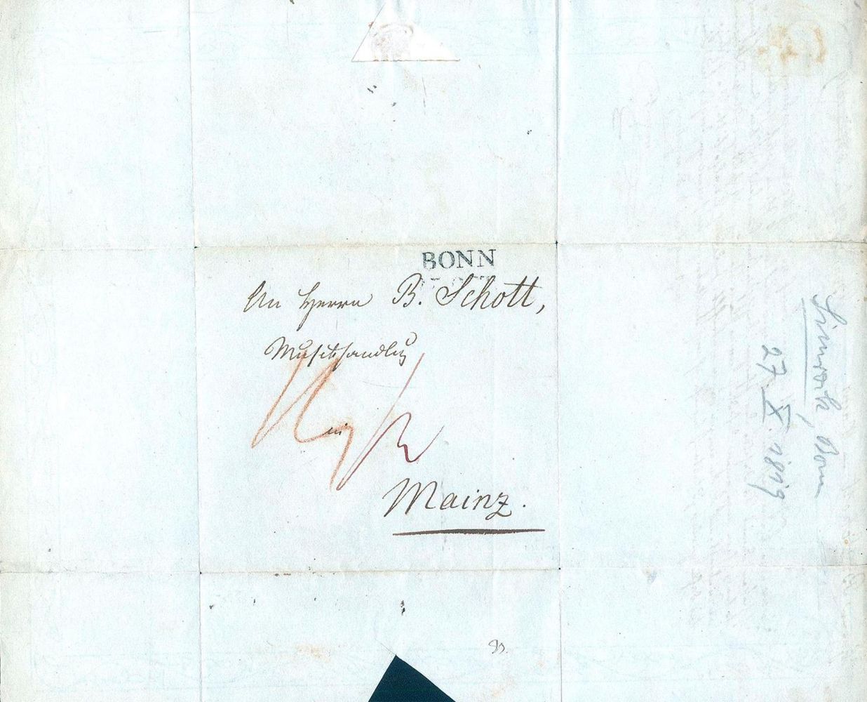 Große Abbildung Nr.3: 125-2163 Simrock, Nikolaus,: (Autographen)