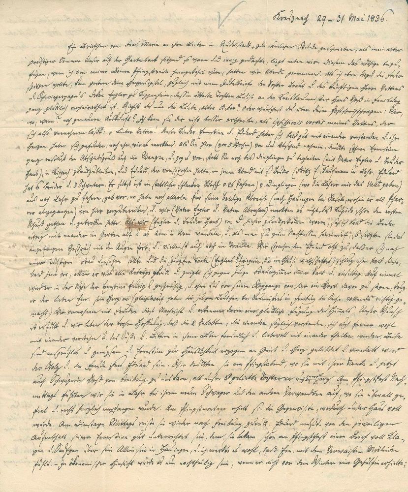 Große Abbildung Nr.2: 125-2167 Voß, Abraham,: (Autographen)