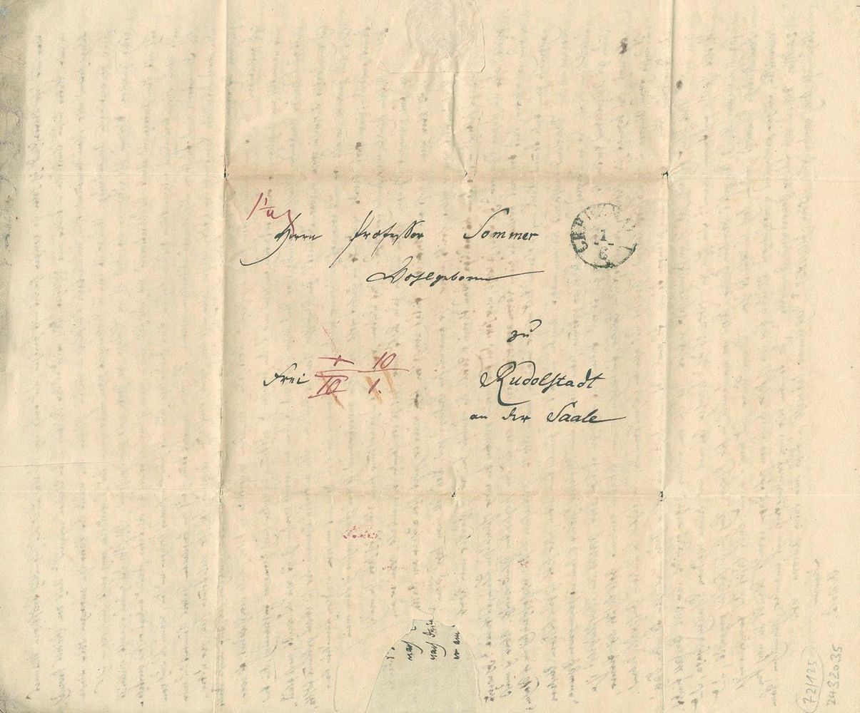 Große Abbildung Nr.4: 125-2167 Voß, Abraham,: (Autographen)