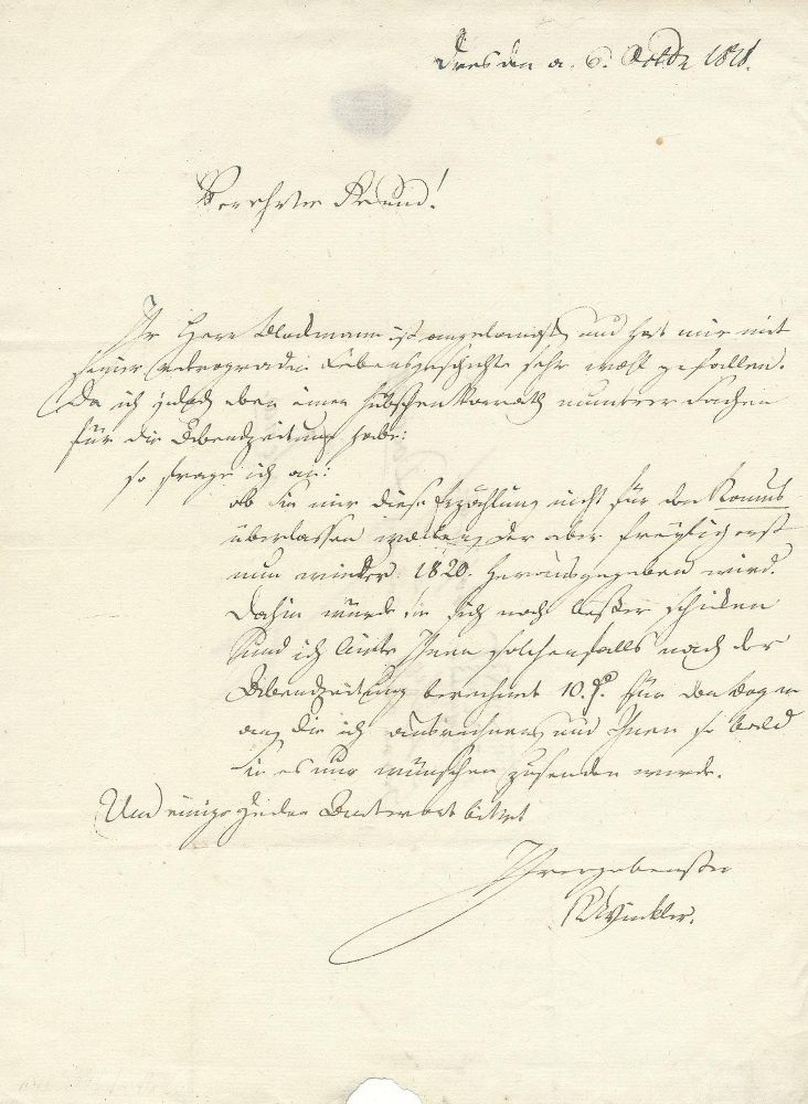 Große Abbildung Nr.1: 125-2170 Winkler, Carl Gottfried Theodor,: (Autographen)