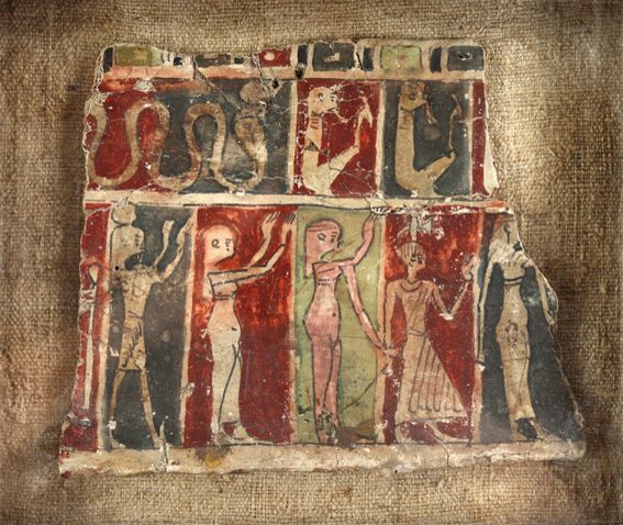 Große Abbildung Nr.1: 125-2173 Ägyptische Malerei.: (Varia, Ägypten)
