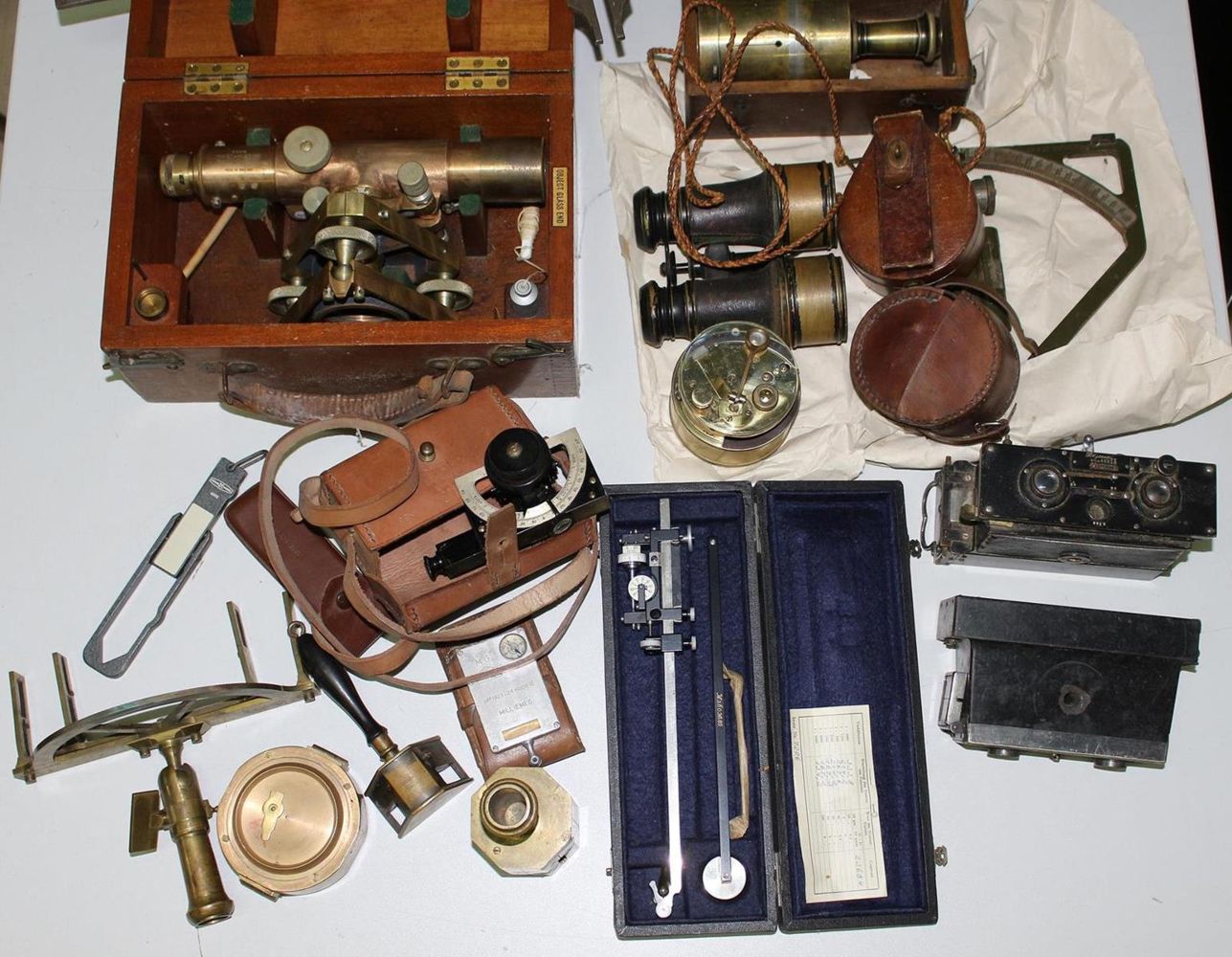 Große Abbildung Nr.8: 125-2211 Messinstrumente, Sextanten.: (Varia)