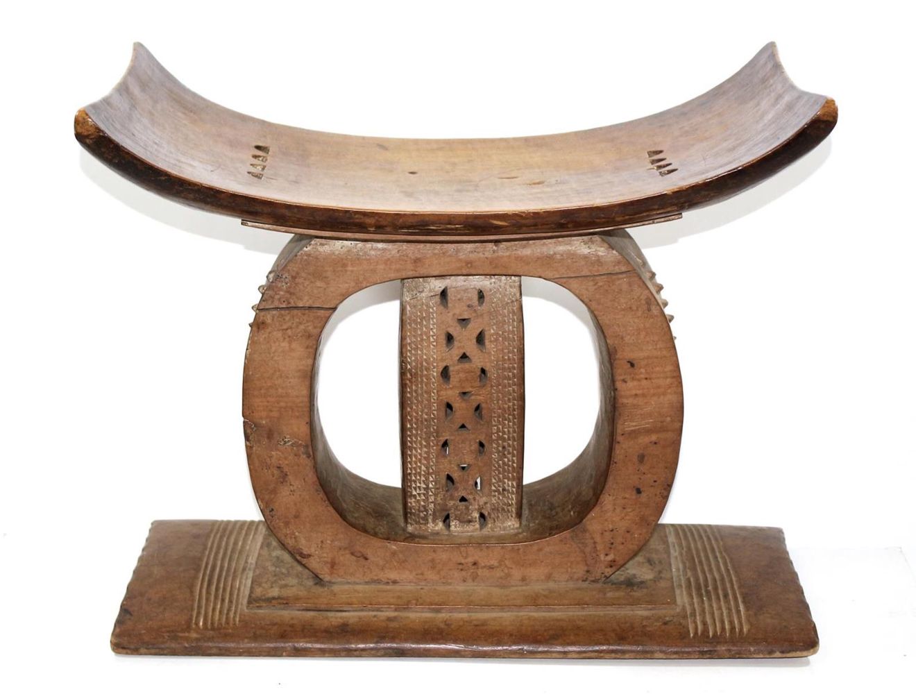 Große Abbildung Nr.1: 125-2261 Ashanti Ghana Zeremonialhocker: (Afrika)