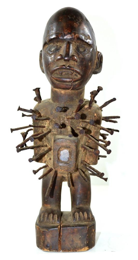 Große Abbildung Nr.1: 125-2275 Nagelfetisch D.R.Kongo.: (Afrika)