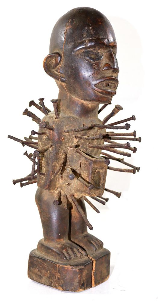 Große Abbildung Nr.2: 125-2275 Nagelfetisch D.R.Kongo.: (Afrika)