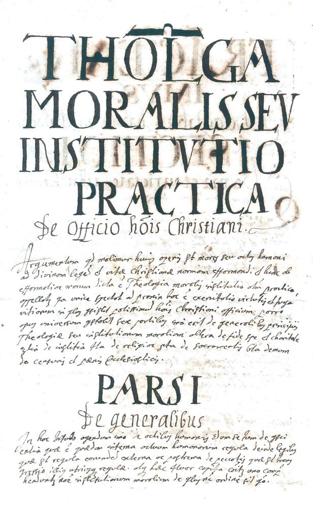 Große Abbildung Nr.2: 125-228 Theologia moralis: (Handschriften)