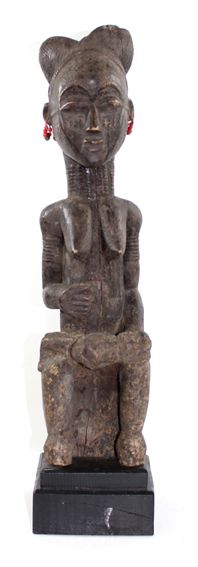 Große Abbildung Nr.1: 125-2293 Baule Agni.: (Afrika, Sammlung Wolfgang Nerlich, Figuren)