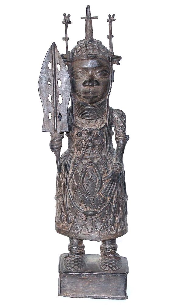 Große Abbildung Nr.1: 125-2297 Benin, Nigeria.: (Afrika, Sammlung Wolfgang Nerlich, Figuren)