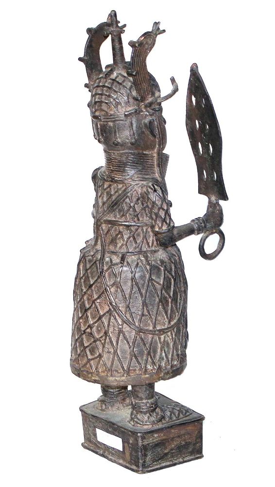 Große Abbildung Nr.3: 125-2297 Benin, Nigeria.: (Afrika, Sammlung Wolfgang Nerlich, Figuren)