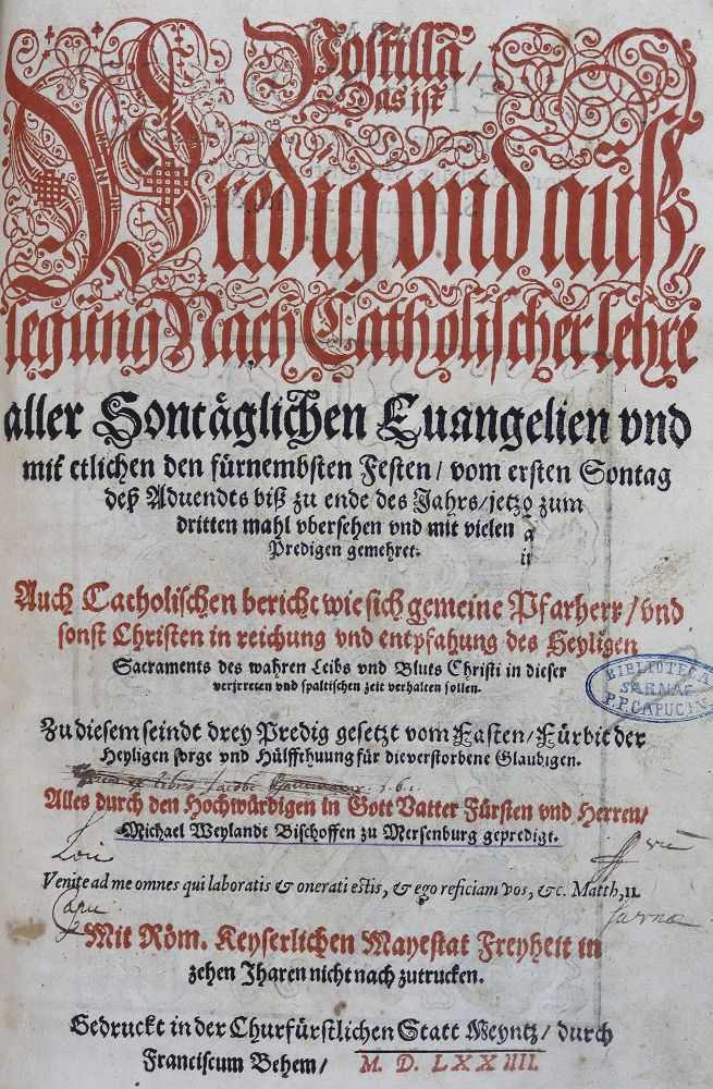 Große Abbildung Nr.1: 125-233 Helding,M.: (Alte Drucke, Handschriften und Theologie)