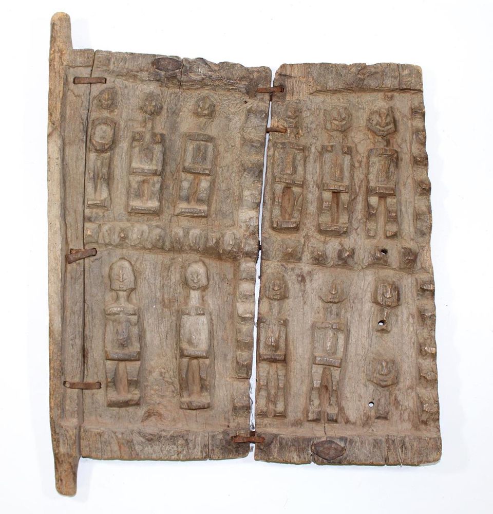 Große Abbildung Nr.1: 125-2333 Kornspeichertür der Dogon: (Afrika, Sammlung Wolfgang Nerlich, Figuren)