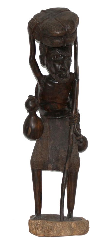 Große Abbildung Nr.2: 125-2346 Makonde Elfenbeinküste.: (Afrika, Sammlung Wolfgang Nerlich, Figuren)