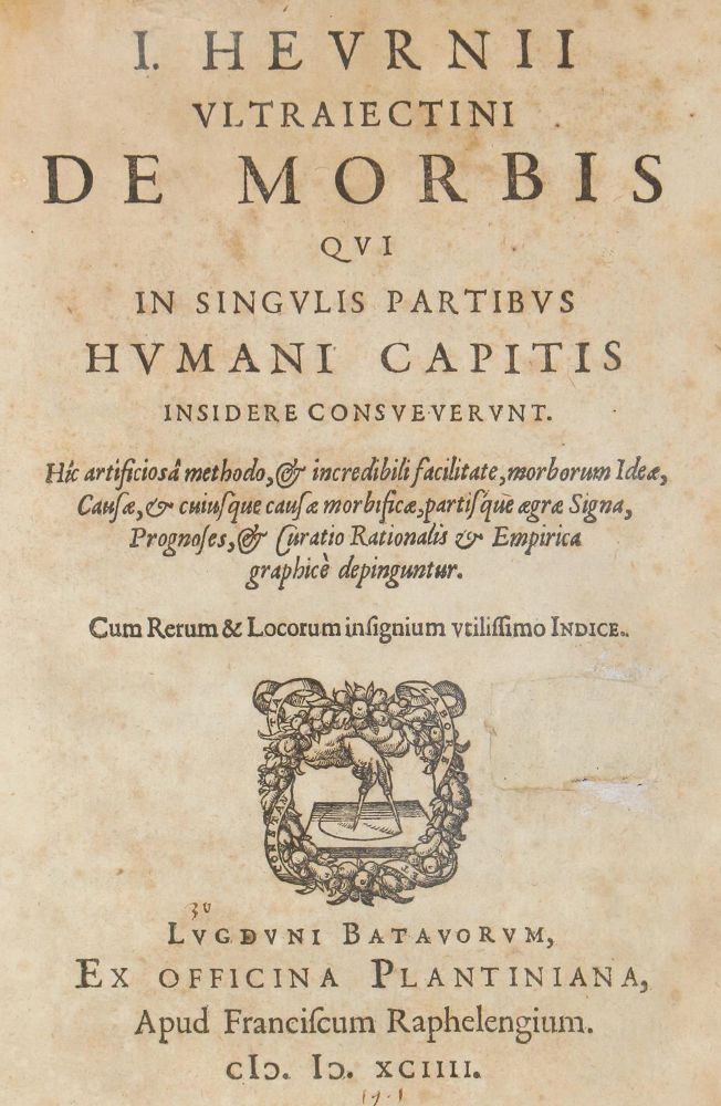 Große Abbildung Nr.1: 125-237 Heurne (auch Heurn),J.v.: (Alte Drucke, Handschriften und Theologie)