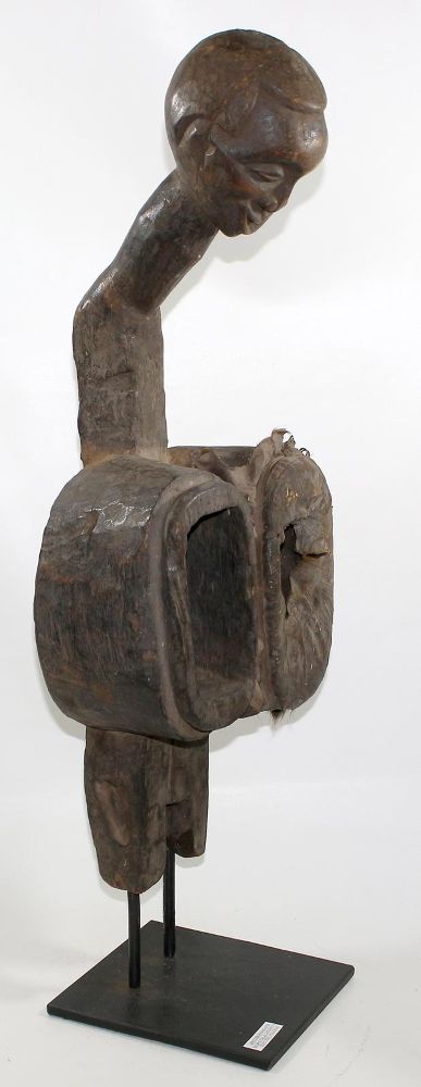 Große Abbildung Nr.2: 125-2371 Schmiede-Blasebalg Kamerun: (Afrika, Sammlung Wolfgang Nerlich, Figuren)