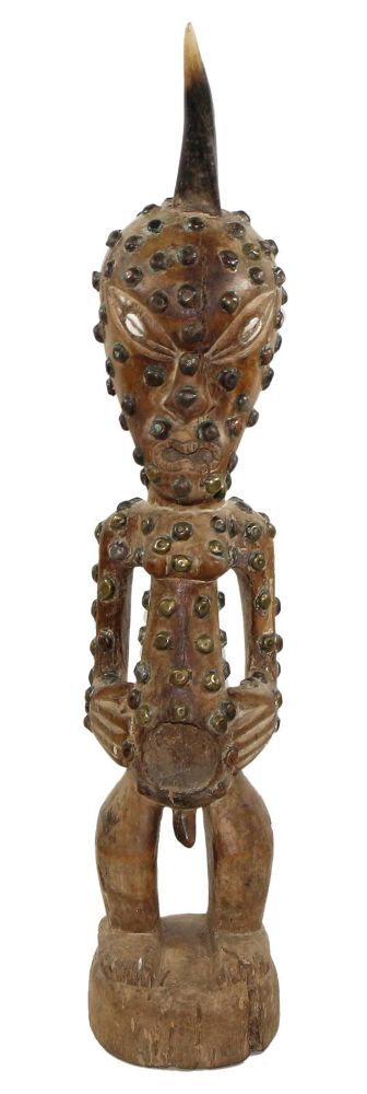 Große Abbildung Nr.1: 125-2377 Songye D.R.Kongo Kultfigur.: (Afrika, Sammlung Wolfgang Nerlich, Figuren)
